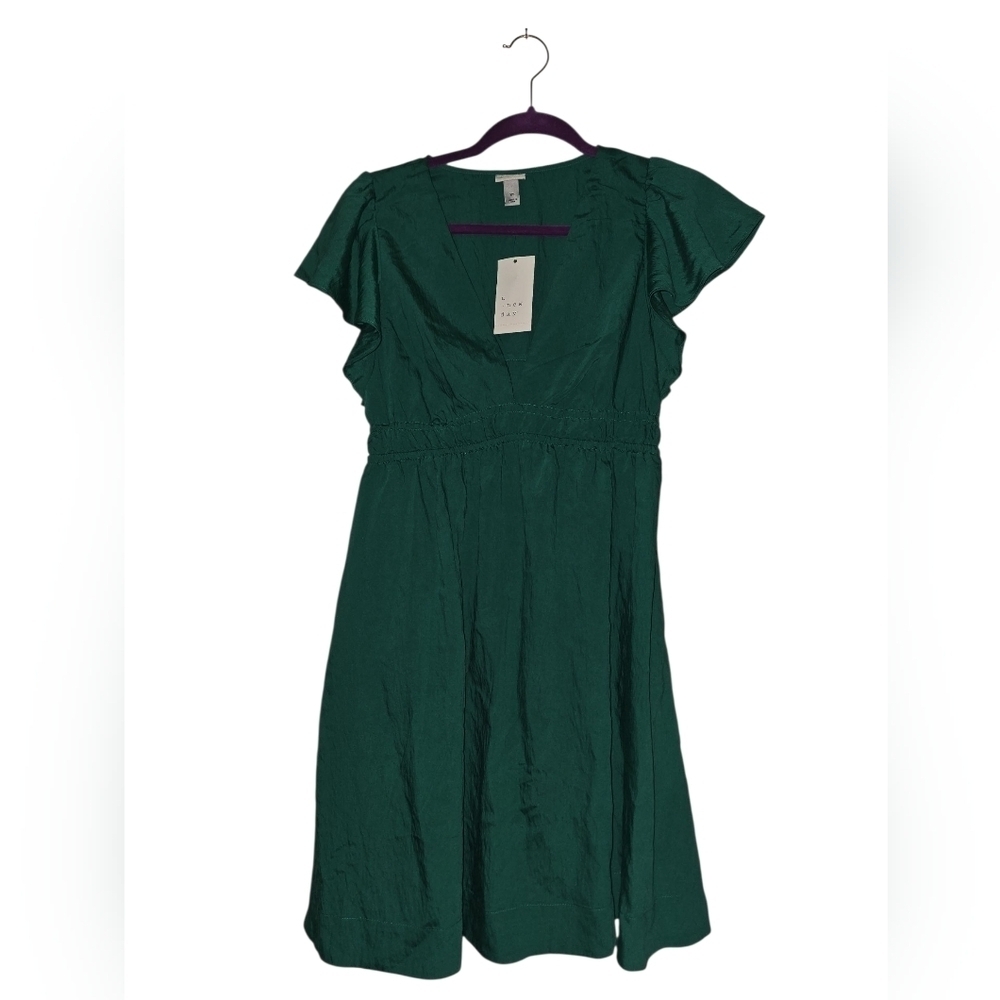 Womens A New Day Teal Green Midi Dress, XS, NWT!!!